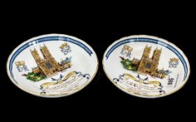 Aynsley Pair of Silver Jubilee Bon Bon Dishes.