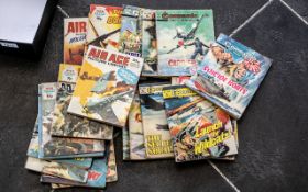 Collection of Commando War Comics, from the War Paper Library, 24 in total, various titles including