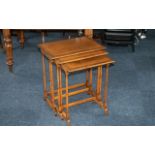 Edwardian Nest of Tables, with original receipt of £400.