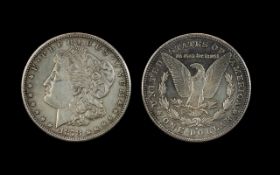 United States of America Liberty Head - Silver One Dollar. Date 1878. San Francisco Mint.