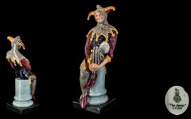 Royal Doulton Hand Painted Porcelain Figure ' The Jester ' HN2016. Designer C.J.Noke.