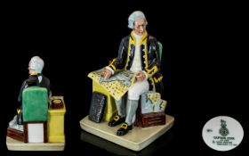 Royal Doulton Hand Painted Porcelain Figure ' Captain Cook ' HN2889. Designer W.K.Harper.