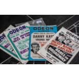 Cinema Poster Cards 1941 5 x Original Cards for Odeon, Alfreton.