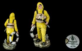 Royal Doulton Hand Painted Porcelain Figure ' The Lifeboat Man ' HN2764. Designer W.K.Harper.