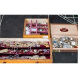 Box of Costume Jewellery & Watches, including earrings, bracelets, brooches, necklaces, watches,