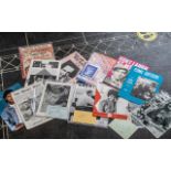 Pop Music Autographs on Programmes, Pictures, Sheet Music etc.
