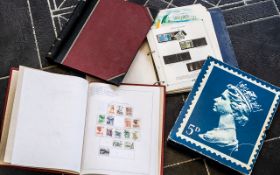 Stamp interest. Illustrated album of Irish stamps - partially full, spring back album of