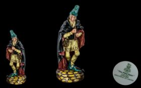 Royal Doulton Hand Painted Porcelain Figure ' The Pied Piper ' HN2102. Designer L. Harradine.