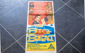 Pop Film Poster - Original One Sheet U.S.A For ' The Big Beat ' Date 1958, Size Is 30 x 13 Inches,