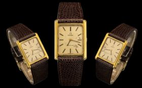 Omega - Deville Slim line Gold Plated Wr