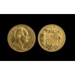 William IV Shield Back 22ct Gold Full So