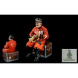 Royal Hand Painted Porcelain Figure ' Pa