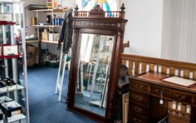 Large Victorian Mirror, with galleried t