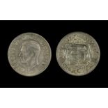 George VI 1937 Silver Half Crown High Gr