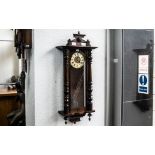 Vienna Wall Clock with glazed front and