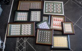 Stamp Interest - Collection of Framed St