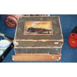 Three Vintage Hornby Boxes, no contents,