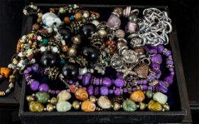 Collection of Continental Beads & Stone