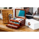 Three Quality Jewellery Boxes, comprisin