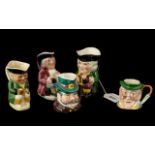 Collection of Five Miniature Toby Jugs,