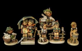Collection of Six Hummel Figures by Goeb