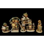 Collection of Six Hummel Figures by Goeb