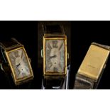 Volga - Rare Early 20th Century 18ct Gold Mechanical Wind Gents Wrist Watch. Grand Prix Medal Winner