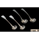 George III Very Fine Collection of Small Sterling Tody Spoons and Ladles. Comprises 1/ George IV