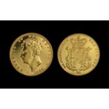 George IV Shield Back 22ct Gold Full Sovereign - Date 1826. Excellent Grade - Please Confirm with