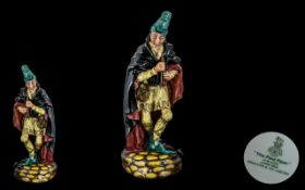 Royal Doulton Hand Painted Porcelain Figure ' The Pied Piper ' HN2102. Designer L. Harradine. Issued