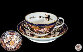 Bloor Derby - Excellent Hand Painted Cup and Saucer. c.1830 - 1840. Marked to Underside Bloor Derby.