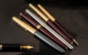 A Good Collection of Parker Fountain Pens etc ( 5 ) Pens In Total. All Pens In Excellent Condition -