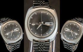 Seiko 5 Automatic - Classic Self Winding 21 Jewel Stainless Steel Gents Wrist Watch. 6119-7080.