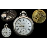 W.M.Christie Laurencekirk 31177 Fine Quality Sterling Silver Pair Cased Pocket Watch ( Fusee )