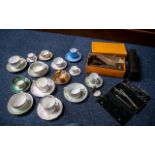 Collection of Misc Items. Includes Various Oddments of Saucers and Cups of Small Proportions, 1