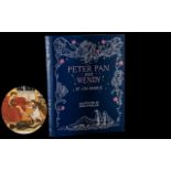 Peter Pan & Wendy Large Book, by J M Barrie, illustrated by Debra McFarlane. Printed on Caxton