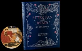 Peter Pan & Wendy Large Book, by J M Barrie, illustrated by Debra McFarlane. Printed on Caxton