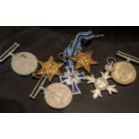 Military Interest Collection Of Five WW2 Medals, Cross of Honour of the German Mother And An OBE