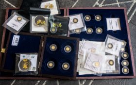 Collection of Modern Gold Coins, from the Windsor Mint, Harrington & Byrne, and similar, to