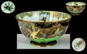 Wedgwood Hand Painted Daisy Makeig Jones Designed Fairyland Lustre York Cup. Leap Frogging Elves