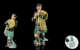 Royal Doulton - Early Hand Painted Ceramic Figure ' The Laird ' Small Base. HN2361. Designer M.