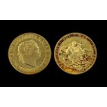 George III 22ct Gold Full Sovereign - Date 1817. Excellent Grade - Please Confirm with Photo.
