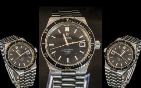 Omega - Automatic Seamaster Cosmic 2000 Gents Stainless Steel Wrist Watch, Ref No 166137. c.1970'