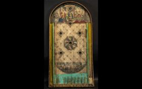 An Early 19th Century Pin Ball or Bagatelle Game of ' Tivoli ' Type with Chinoiserie Decoration.