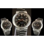 Omega - Automatic Geneve Dynamic Stainless Steel Date-Just Gents Wrist Watch. c.1970's. Bracelet