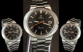 Omega - Automatic Geneve Dynamic Stainless Steel Date-Just Gents Wrist Watch. c.1970's. Bracelet