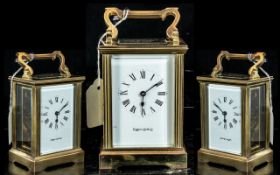 Carriage Clock with Key by Mappin & Webb