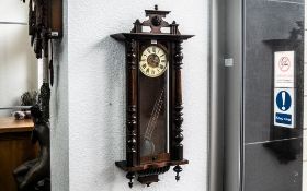 Vienna Wall Clock with glazed front and