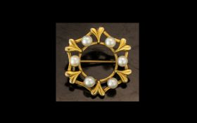 An Attractive Small Nice Quality 9ct Gol