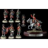 Collection of Military Soldier Figures, Hand Painted on Lead Base, for collectors only,